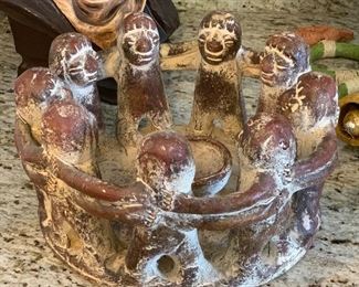 Circle of Friends Candle Holder Decor 6in H x 11.5in Diameter