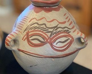 #2 Small 3 handle Mexican pottery Decor 10in H x 8in Diameter