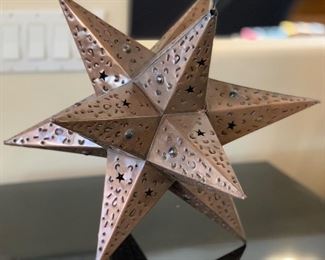18in Mexican Punched Star 18x18x18 HxWxD