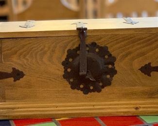 #2 Mini Mexican Rustic Chest Decor 10x21.75x9in HxWxD