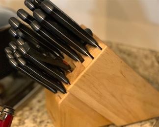 Farberware Knife Block with Knives