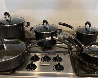 Set of 7 Circulon Induction suitable Pots & Pans