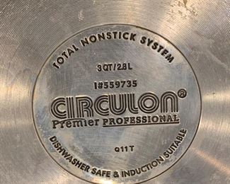 Set of 7 Circulon Induction suitable Pots & Pans
