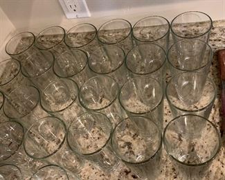 Set of 24 Glass Tumblers