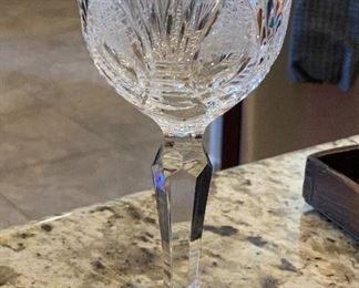 Set of 5 Brilliant Cut Wine Glasses