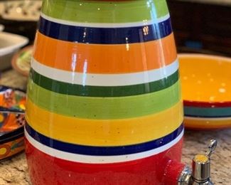 Ceramic drink dispenser