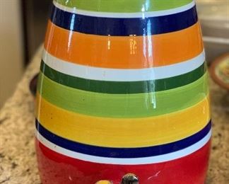 Ceramic drink dispenser