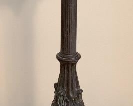 2pc Resin Faux Bronze Lamp PAIR	34in H x 11in Diameter	