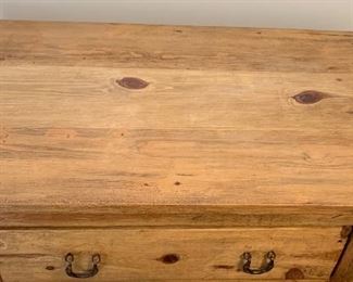 Mexican Rustic 5 Drawer Dresser 48x36x21in HxWxD