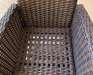 All Weather Wicker Rocking Chair 38x25x34in HxWxD