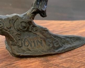 Prairie Mustang Bronze Statue JC Dye John Bertie 8x4x11in HxWxD