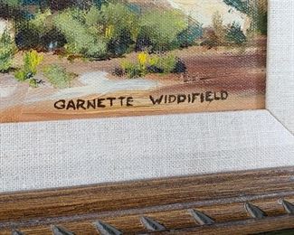 *Original* Bolder Southwest Landscape Painting Garnetter Widdifield 20x24x1.5in HxWxD