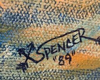 *Original* Lawrence Spencer Buffalo Kachina Painting 23.5x20x2in HxWxD