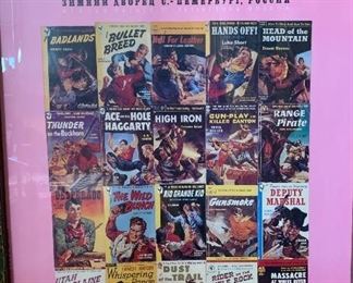 *Signed* LD Burke Russian Kowboy Framed Poster 41x30.5x1in HxWxD
