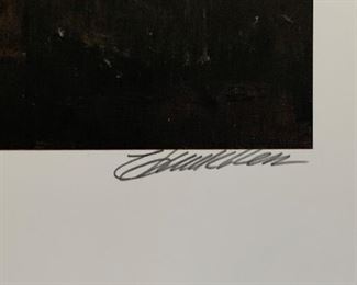 *Signed* Chuck Ren Spirit of the Plains Lithograph Limited Edition 1542/1800 27x20.5in HxWxD