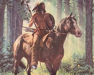 *Signed* Chuck Ren The Sun Seeker Lithograph Limited Edition 1542/1700 27.5x20.25in HxWxD