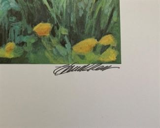 *Signed* Chuck Ren Spirit of the Plains Lithograph Limited Edition 1542/1800 27x20.5in HxWxD