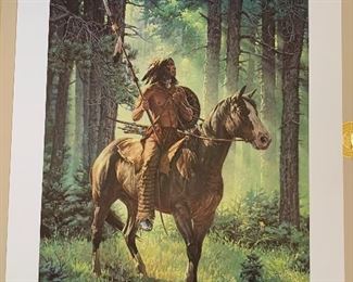 *Signed* Chuck Ren The Sun Seeker Lithograph Limited Edition 1542/1700 27.5x20.25in HxWxD