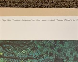 *Signed* Chuck Ren The Sun Seeker Lithograph Limited Edition 1542/1700 27.5x20.25in HxWxD