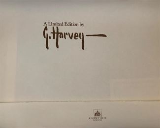 *Signed* G Harvey Saturday Night Contract Lithograph Artist Proof limited Edition 69/150 AP 33.5 x 24.5in HxWxD