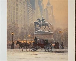 *Signed* G Harvey Fifth Avenue Lithograph Artist Proof limited Edition 69/150 AP