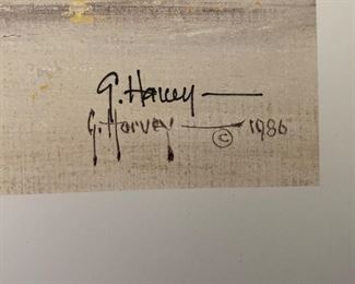 *Signed* G Harvey Fifth Avenue Lithograph Artist Proof limited Edition 69/150 AP