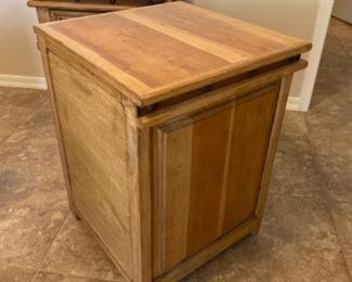 #3 2pc Mexican Rustic Nightstands PAIR 27.5x22x21in HxWxD
