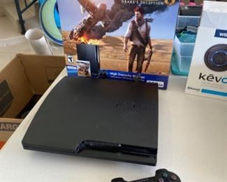 Play station 3 uncharted 3 game console