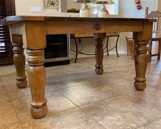 Rustic Mexico Dining Table w/ 4 Chairs Small Table: 31x40x60in chairs: 46x18x18in HxWxD