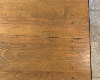 Rustic Mexico Dining Table w/ 4 Chairs Small Table: 31x40x60in chairs: 46x18x18in HxWxD