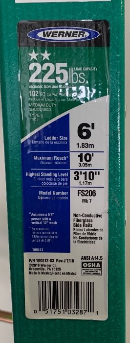 Werner FS206 6ft Ladder