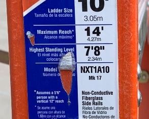 Werner NXT1A10 10ft Ladder	