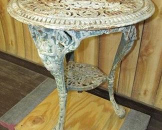 Small Cast Iron Table