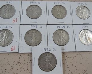 Walking Liberty Half Dollars