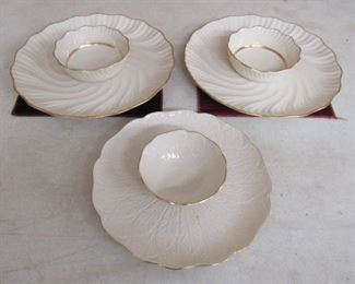 Lenox China Chip & Dip Bowls