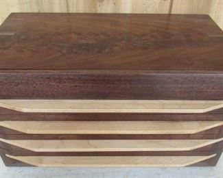 Custom Made Walnut Jewelry Box