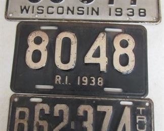 Old License Plates