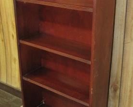 Mahogany Open Face Bookcase