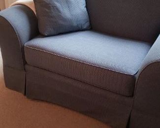 To custom chairs with ottoman Ethan Allen