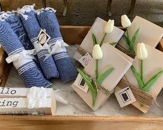 “Hello Spring” Decorative Books