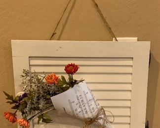 Shutter Door Wall Art