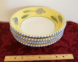 J-20   $25   Maxam 12" Spaghetti Bowl - Set of 4