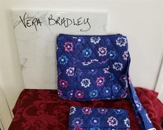 J-87   $35  Vera Bradley matching purse & wallet