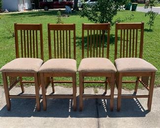 CF-7- $150    4 Bar Stools, 26"h Seat, 44"h Back