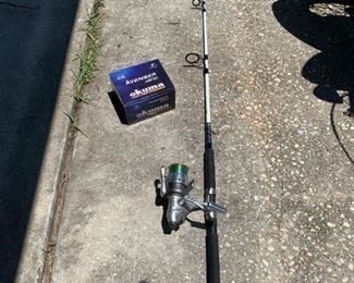 CF-16- $60  Okuma Avanger ABF 50 w/Spare Spool plus Tsunami Tuff Tip Rod  WTTBS-701 MH