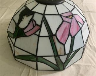 CF-106- $ 25  Stain Glass  Shade  12"d x 8"h
