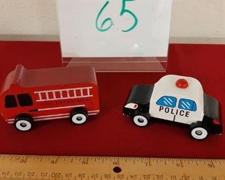 D-T-65   $2  Wooden Car and Truck