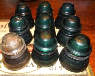 TE-19 - Hemingway No. 42 Electrical Insulators - $45