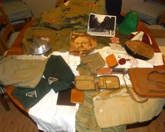 TE-25 - Vintage and Antique boy scout items - $65