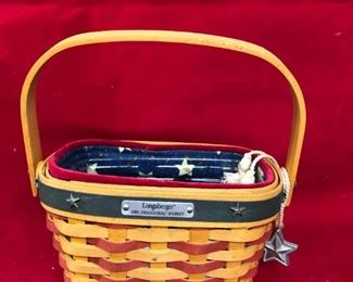 MB-8  Longaberger Basket with insert & liner  $25